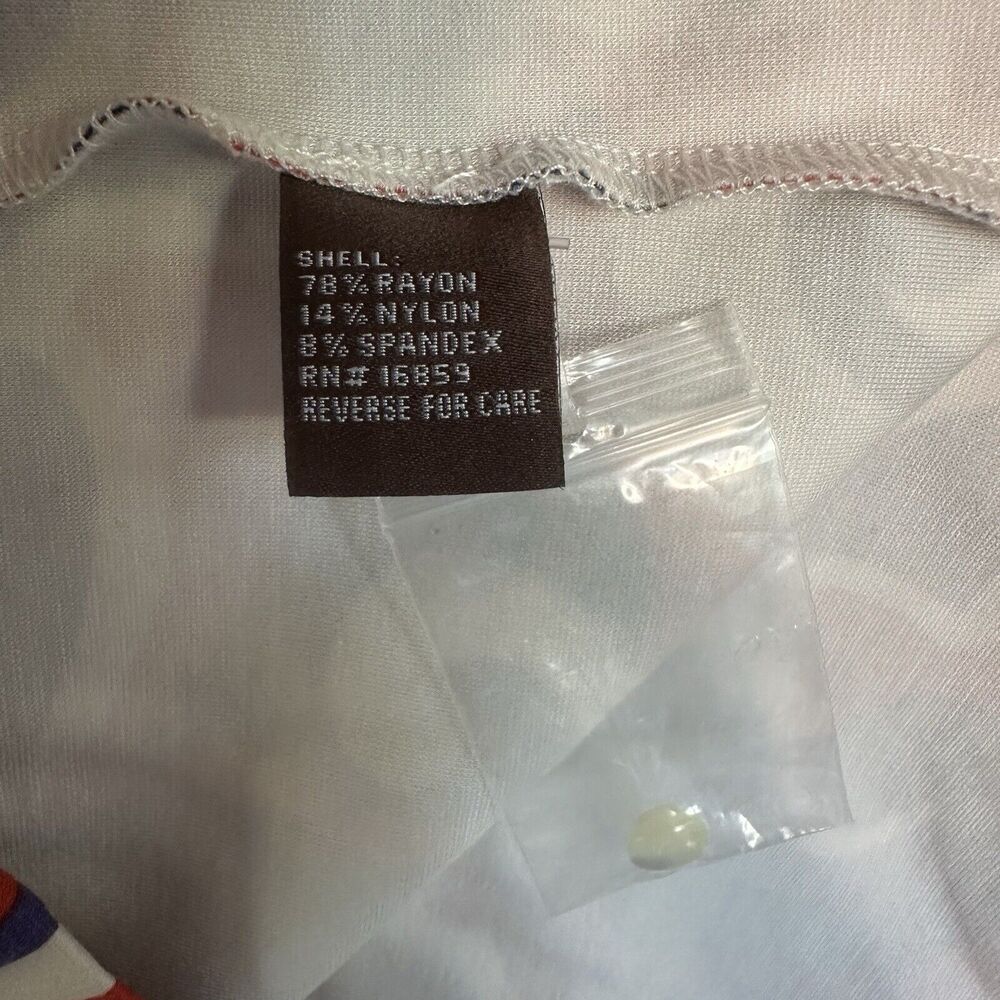 J. McLaughlin Abstract Swirl Print Midi Shift Dre… - image 5